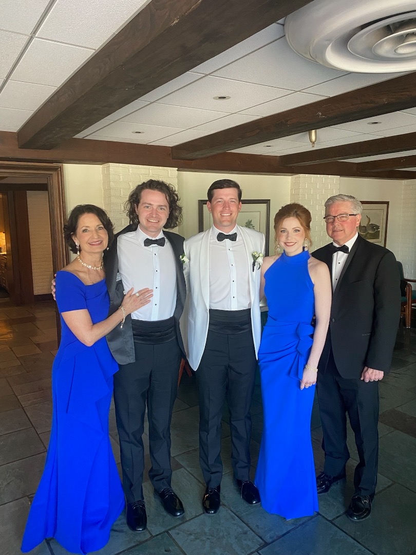 Dr. Alyson McCain with her husband and three children
